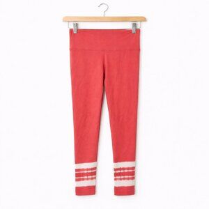 AERIE | Orange & White Tie Die Highwaisted Leggings Chill Play Love - Small